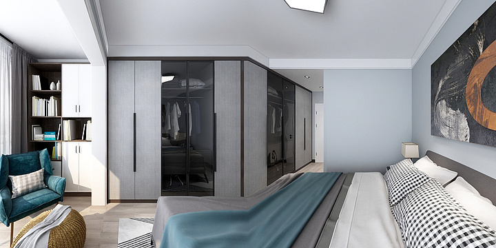 设计V部Designer-创新西路全景效果图-修改-装修设计方案