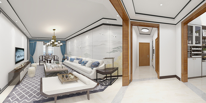 .斑马设计.-滨海 上书房-装修设计方案