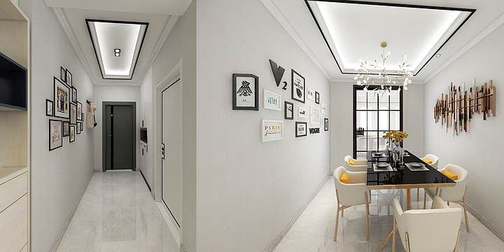 西安玖思荇装饰工程有限公司-群星五期1号楼3单元1801室-装修设计方案