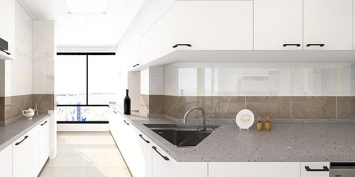 yang9592-华夏生态时代小区暖色调-装修设计方案