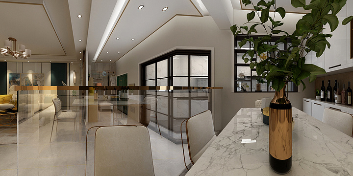 盛居设计-冠天花园-装修设计方案