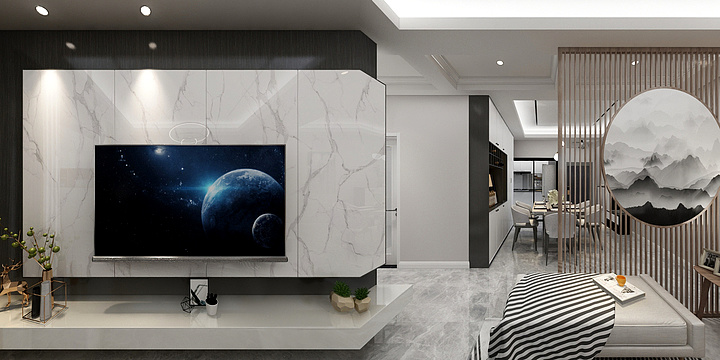 ssshu-马先生雅居现代简约风-装修设计方案