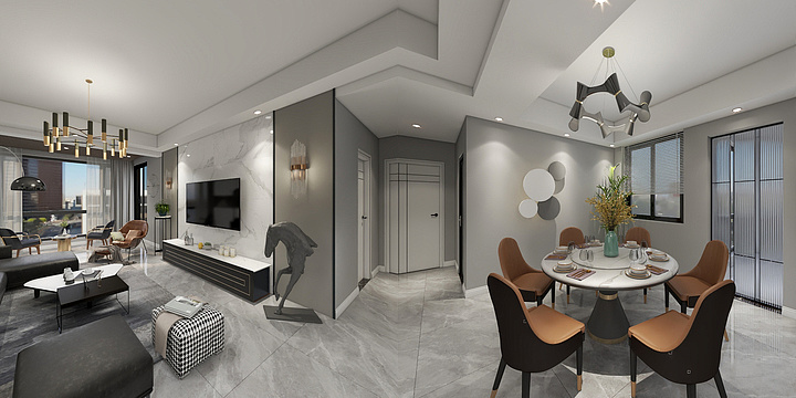 天盛立家装饰李远-朗悦里现代-装修设计方案