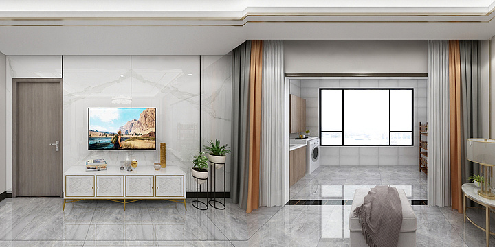 稻米L-鲁商中心11楼西户-装修设计方案