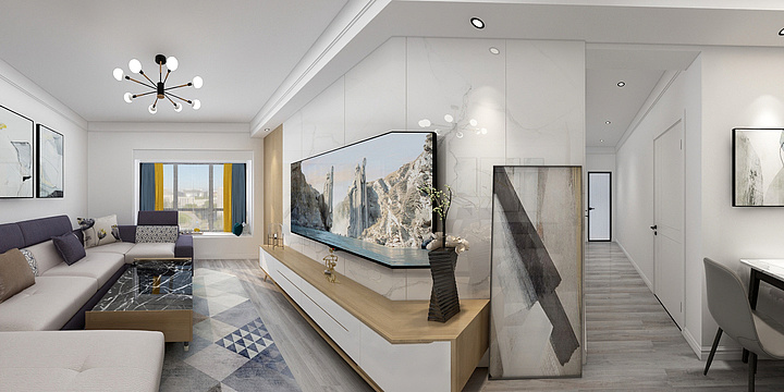 韩杰丨设计-富通城-装修设计方案