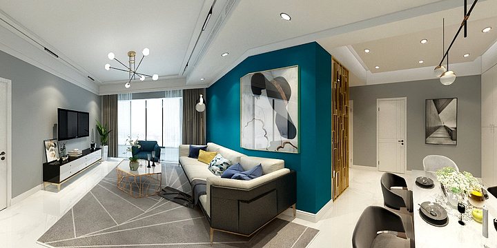 付明洋AJohn-现代轻奢-装修设计方案