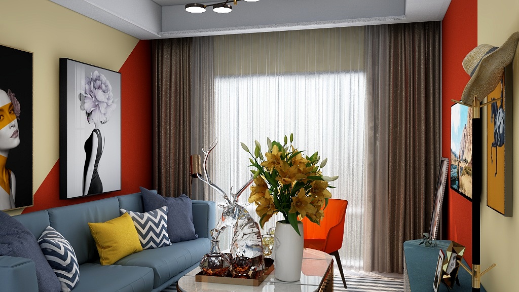 亦轩出品-70平设计方案-装修设计方案