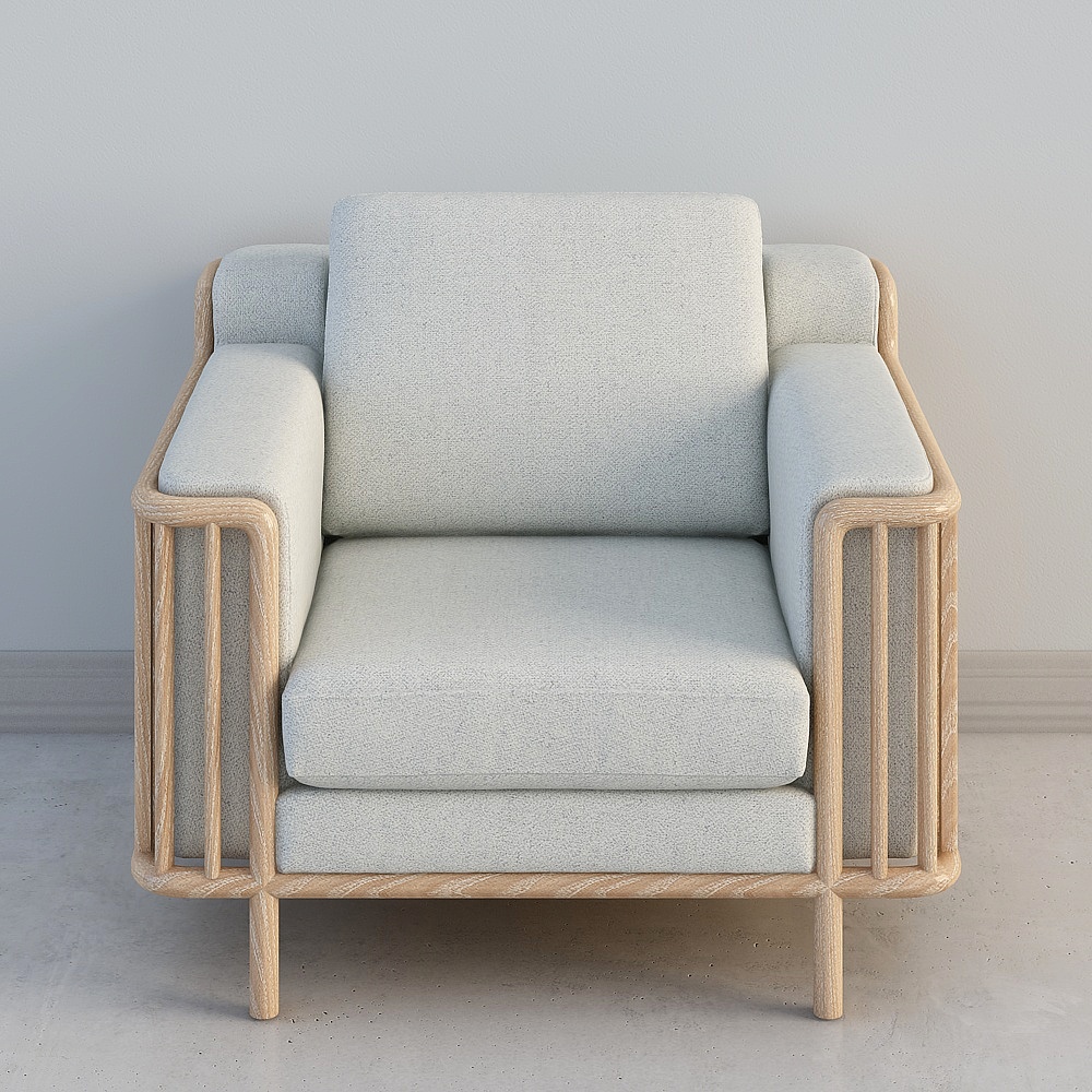 MS1031-001单人沙发3D模型