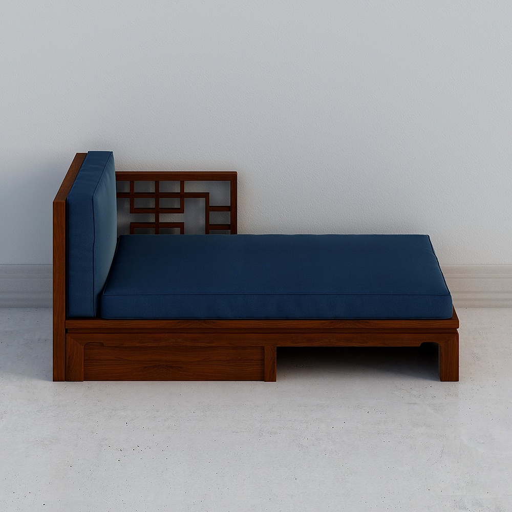 隽雅转角沙发-D-贵妃沙发3D模型