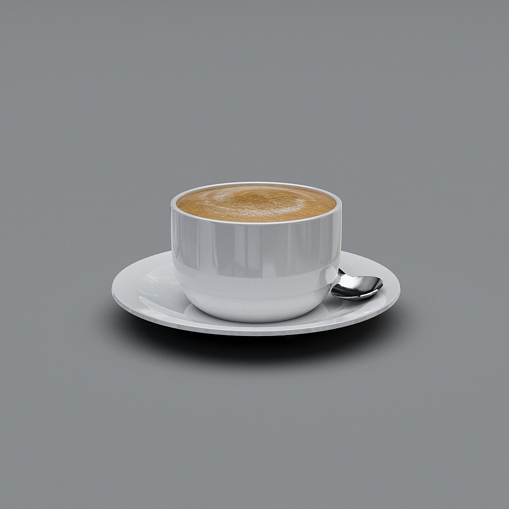 咖啡3D模型