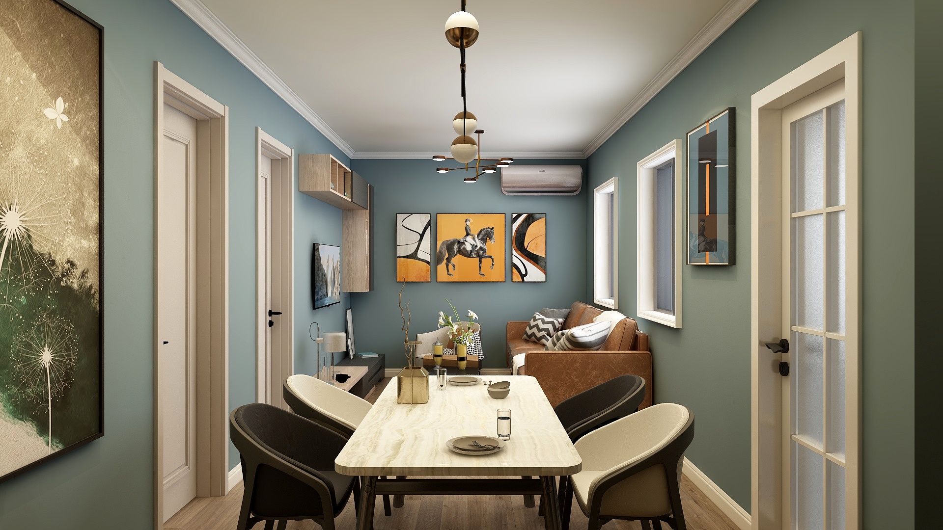 南通设计师庄工-城港新村-装修设计方案