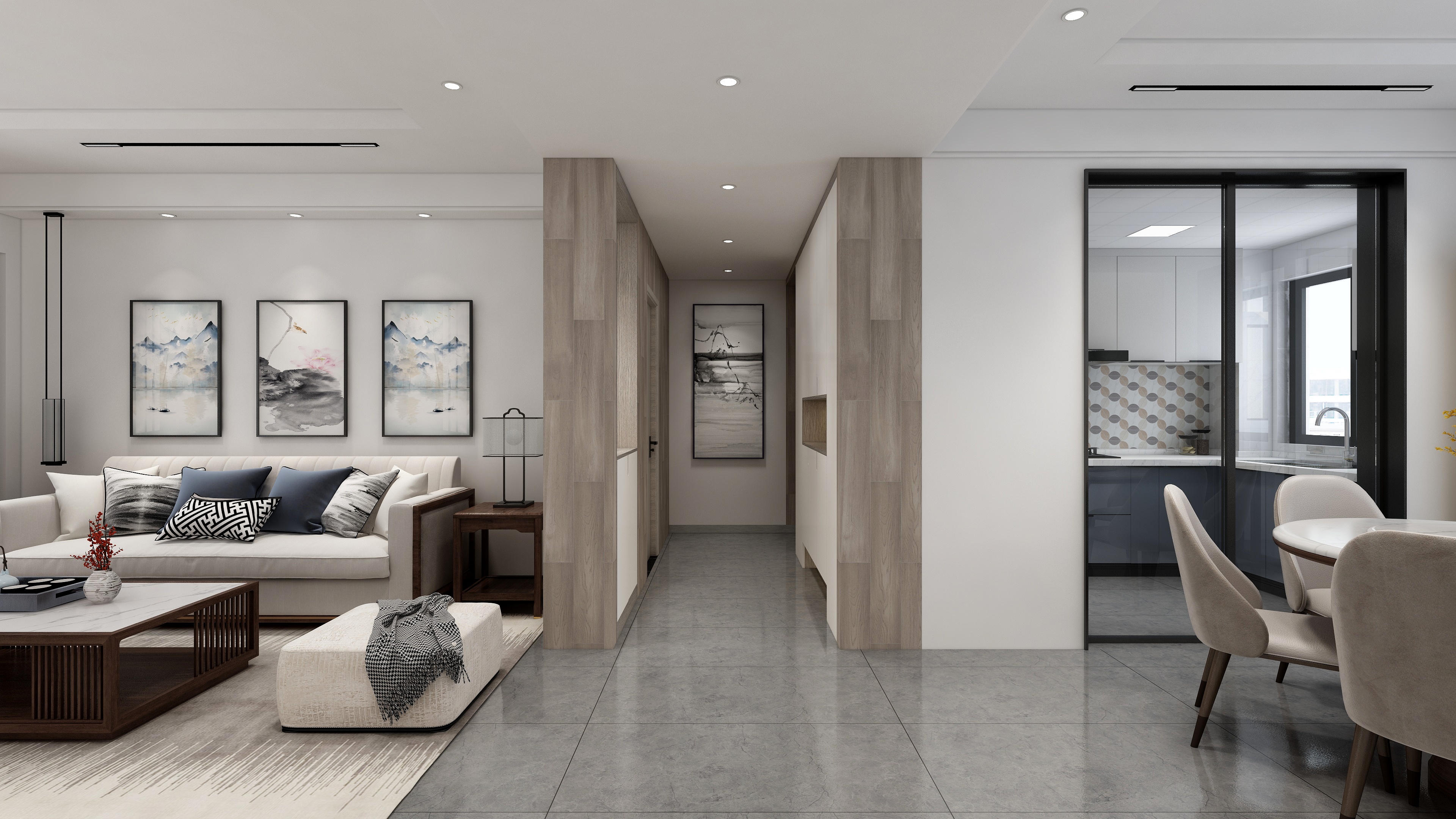 辰家-明发广场二期13-A-1 -装修设计方案