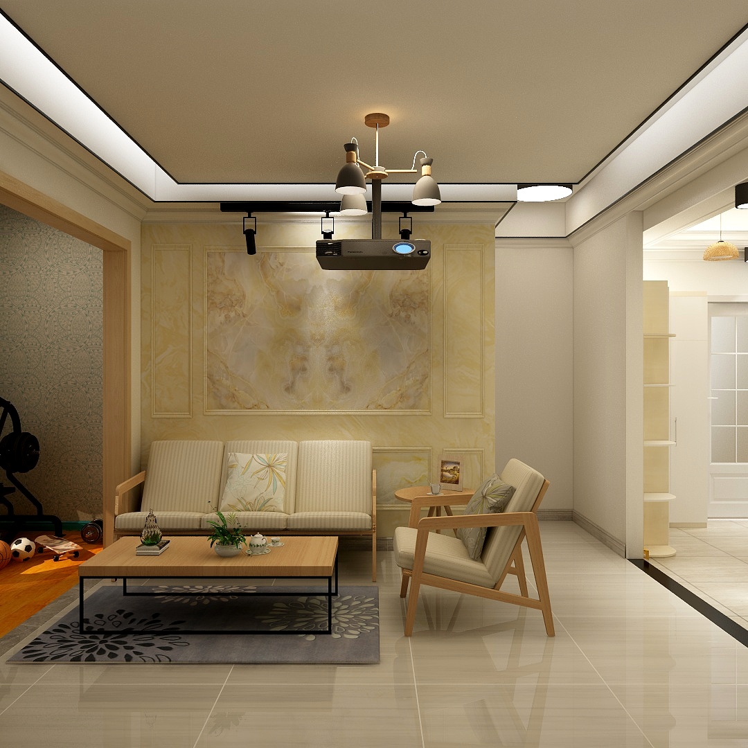 梁咏豪-简爱系空间-装修设计方案