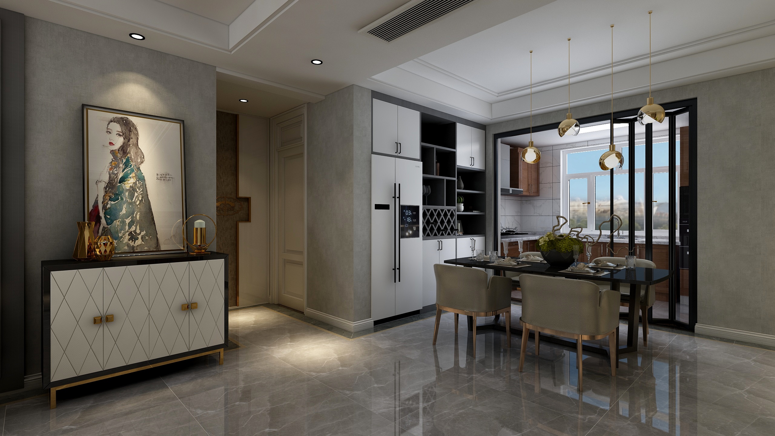 极简设计176-64391999-4-2-602新华苑-装修设计方案