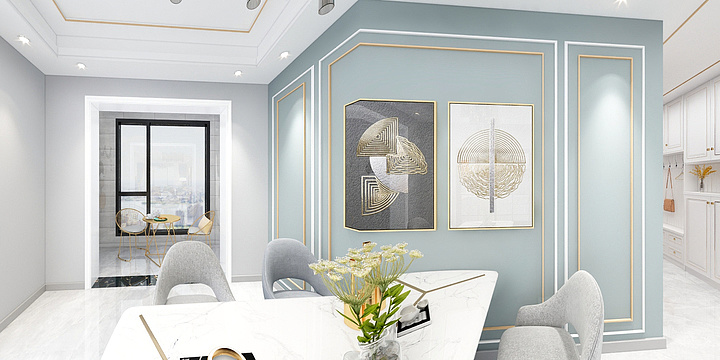 乆尐-140紫荆-装修设计方案