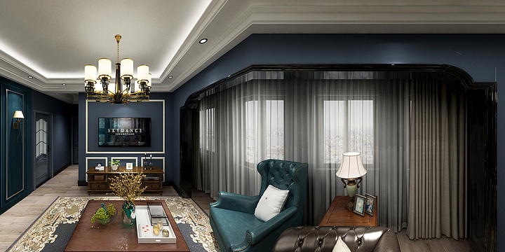 IliuliuI-瑞和园89.50㎡B户型3室2厅1卫-装修设计方案