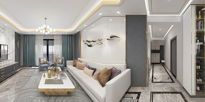 清醒Dyao-Dyao鸿城壹号院-装修设计方案