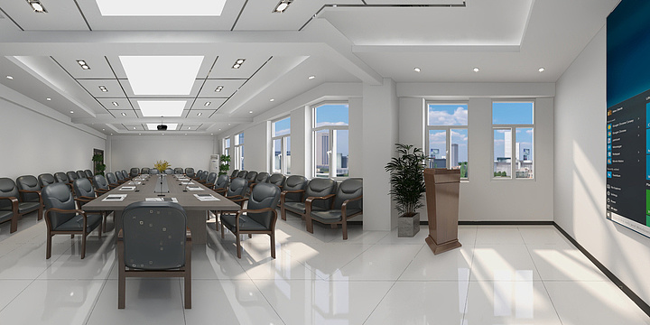 尚艺装饰家居馆-会议室方案-装修设计方案