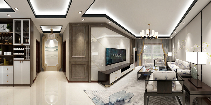 室内外设计刘强-陆军学院-装修设计方案