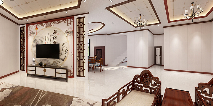 冯唐旧梦-张女士乡村别墅【添美装饰17807960189】-装修设计方案