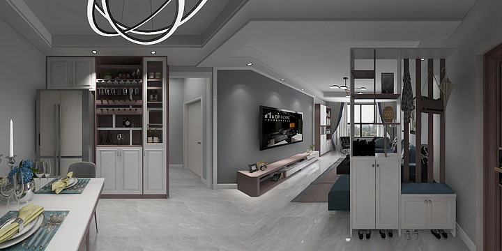 凌顶装饰设计-华翔 )-副本-装修设计方案