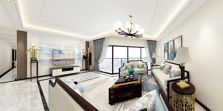 刘子炜-御花园天珑湾杨总雅居-装修设计方案