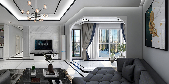 大角鹿瓷砖家装设计工作室-美林湾--肖哥-装修设计方案