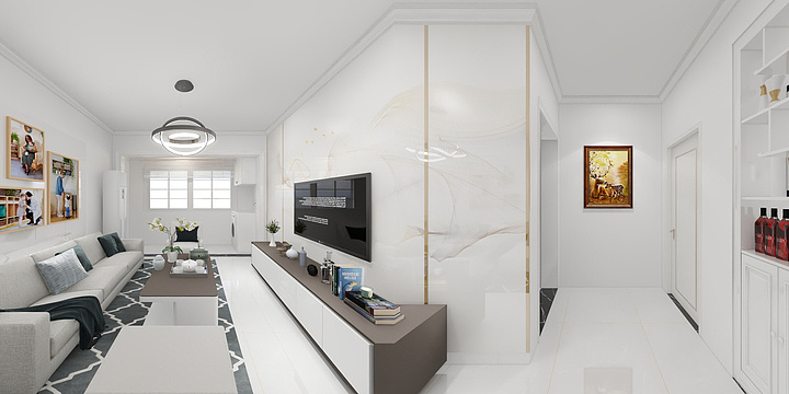 冷风RxUQ-玉泉花园-改色调-装修设计方案