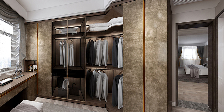 Hmxs-格调一品衣帽间-装修设计方案