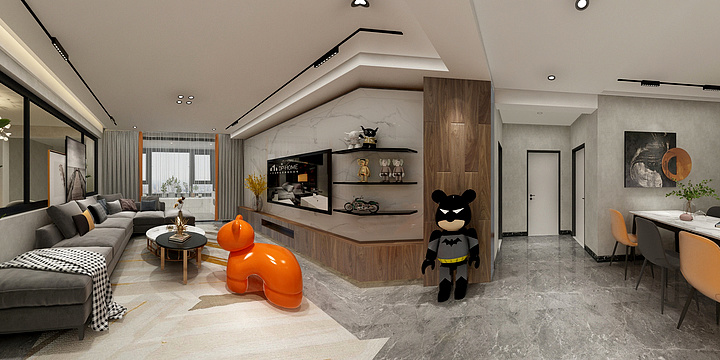 共创中观设计-现代极简大宅-装修设计方案