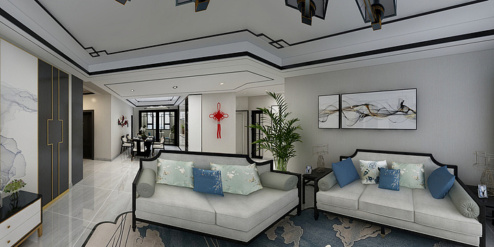 翰程裝饰-春风新中式-装修设计方案