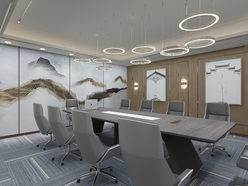 达膺装饰-【公装】办公空间现代-达膺装饰-装修设计方案