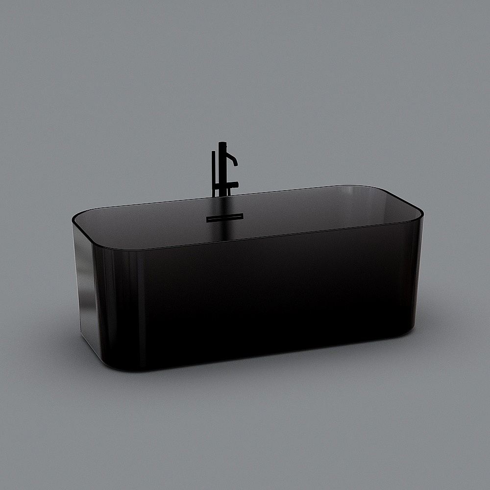 黑色亚克力浴缸1.0-LY