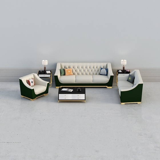 Modern European modern Luxury Asian English Countryside Chic Industrial Seats & Sofas,Sectional Sofas,Green