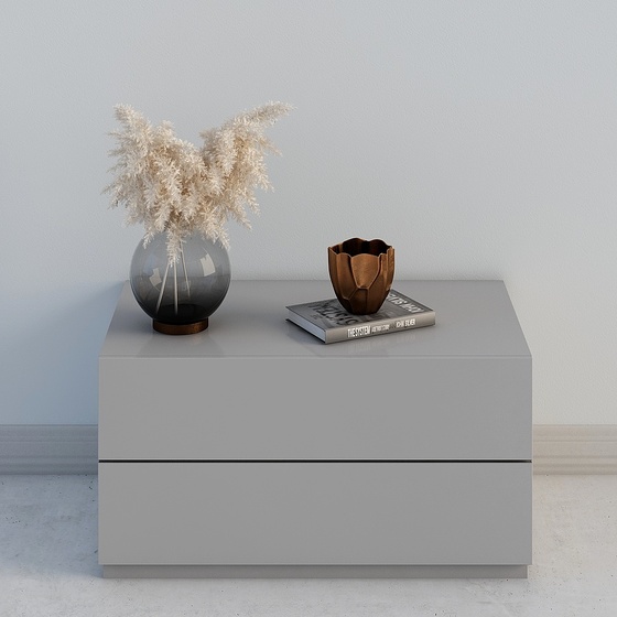 Modern Nightstands,Black