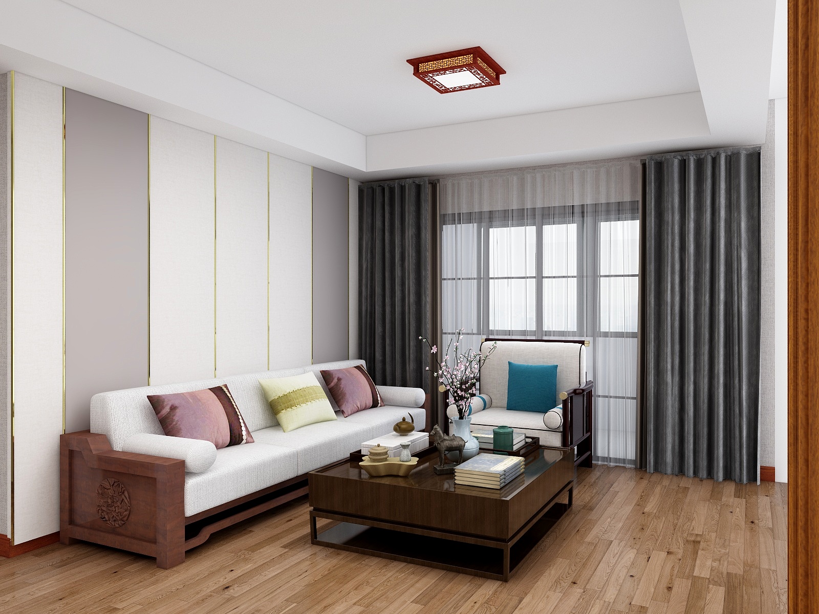 瑞雅软装.壁虎墙布宋强13775369568-万科蓝山-装修设计方案