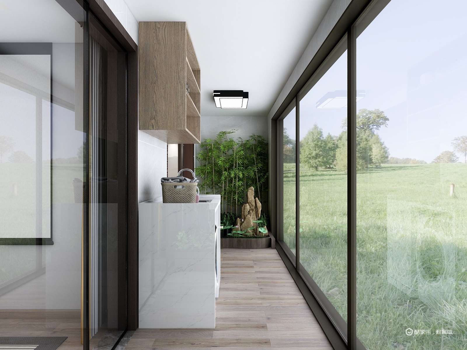 曾菲xW-新中式住宅空间设计装修效果图