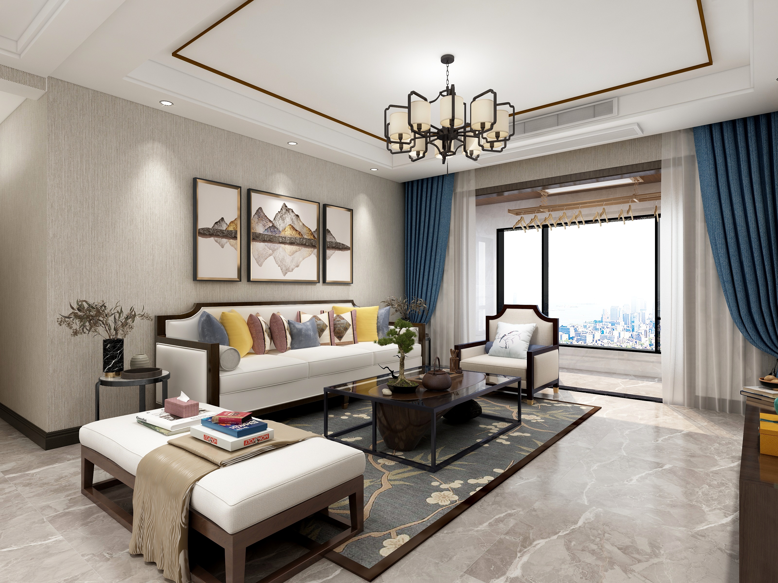 设计师陈潘-禹州金域蓝湾-装修设计方案