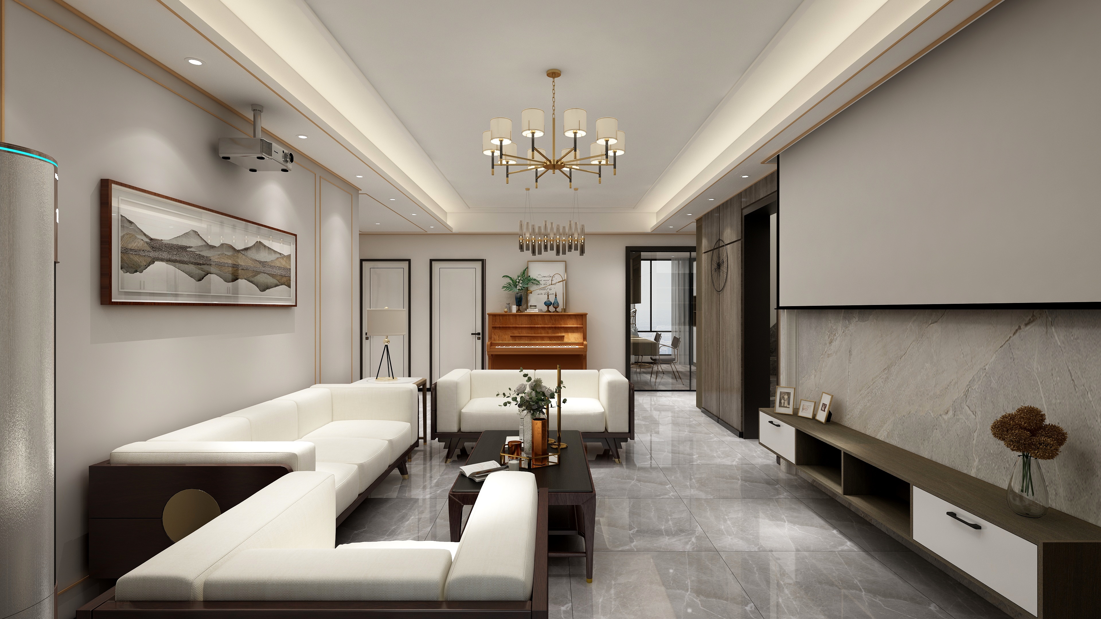 水木设计一廉开伟-晓雨晴天全房效果-设计师娟子-装修设计方案