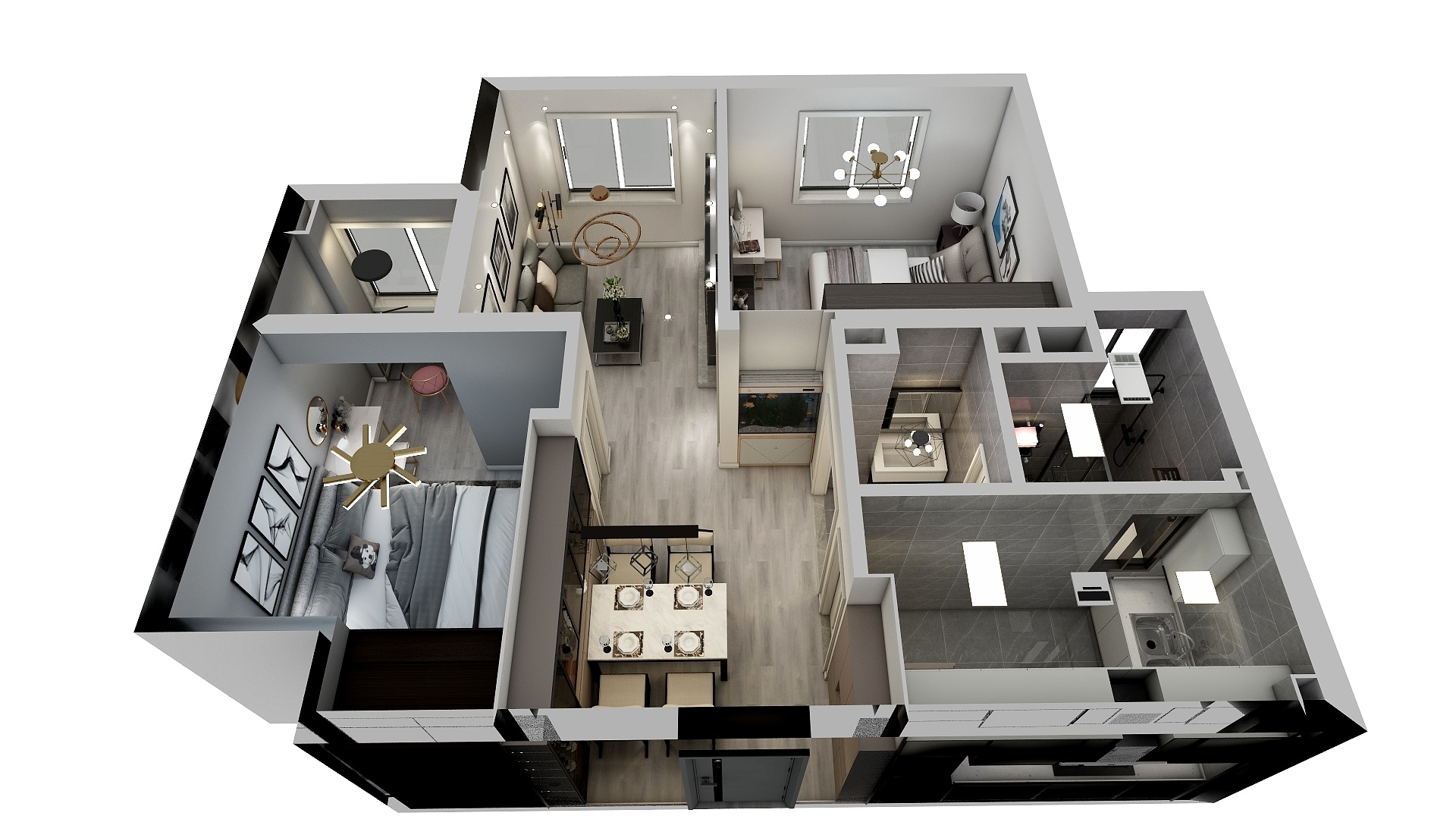 设计D8-江文路125弄25号903室-装修设计方案