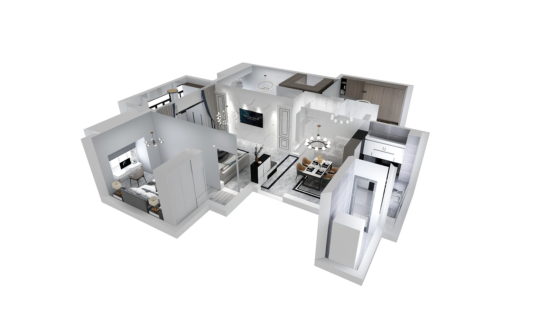 Yemh-一品凯旋11栋2-403 - 副-装修设计方案