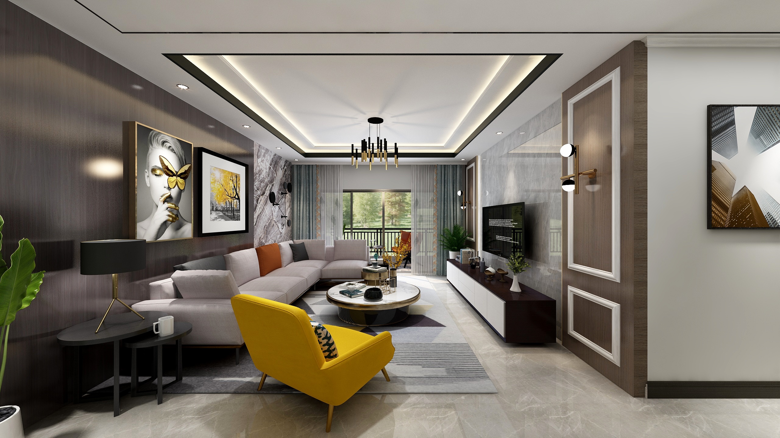 坐林听枫-玖峰建设78动04户型-装修设计方案