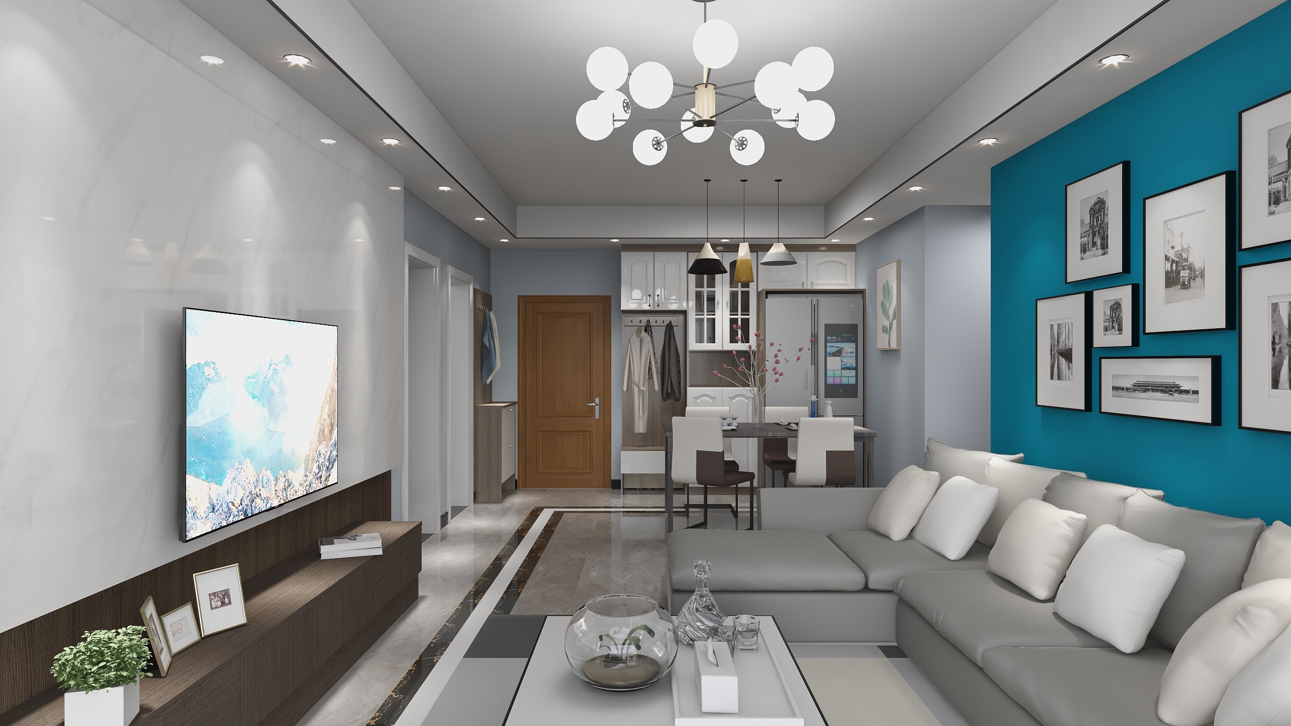 全国联盟专业设计师吴海亮-1号楼南户1502-常雷锋-装修设计方案