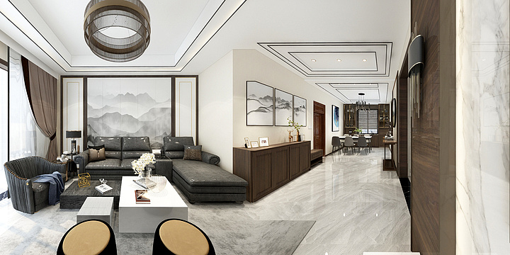 整木设计尚佰木门-龙湖领墅七号楼李总-装修设计方案