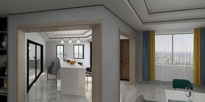 HLYCcccc-屠甸湖滨庄园108-2方案二-装修设计方案