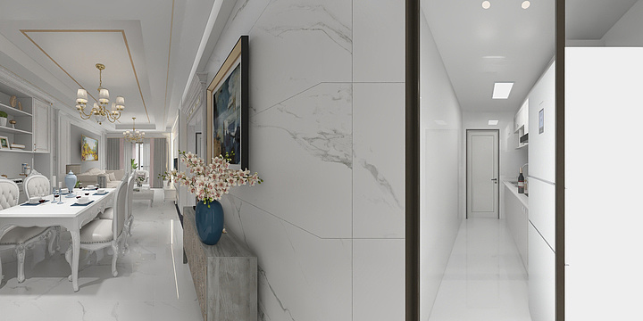 广东全景效果-简欧-样板-装修设计方案