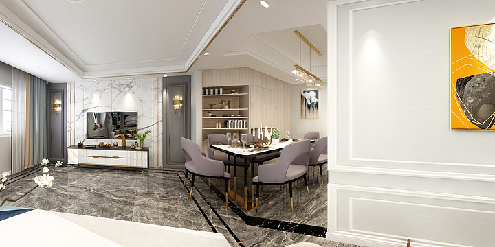 汪小玲-中央公园1楼-装修设计方案