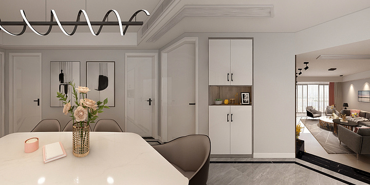 單驅遜還-东安明珠-装修设计方案