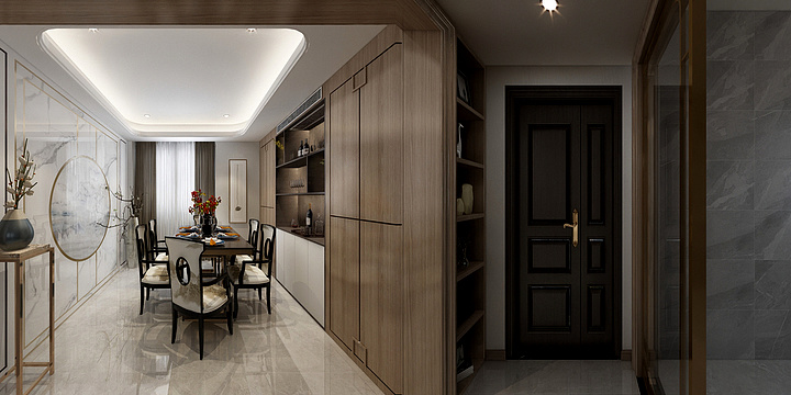 『白纸笔飞乐』-《新中式》-装修设计方案