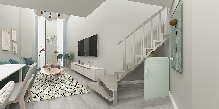 全案设计ZSJ-LOFT-装修设计方案